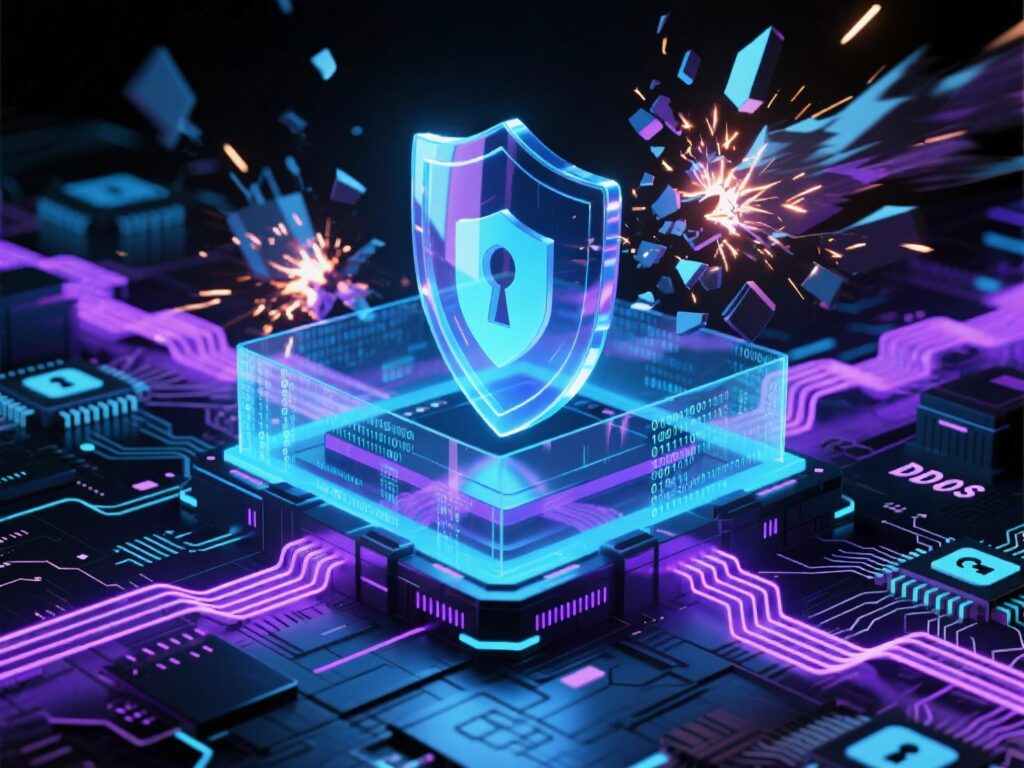 Edge WAF/DDoS shielding diagram protecting edge rendering endpoints. Placement: Below H2: “Pitfalls and Anti-Patterns”.