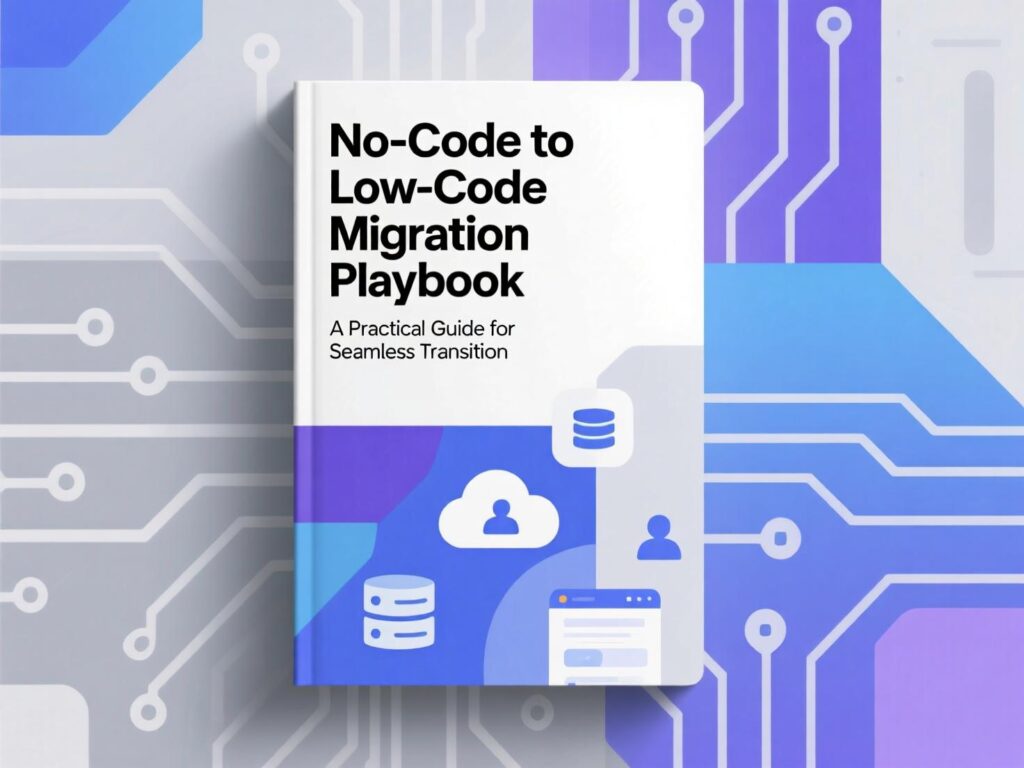 “Step-by-step flow from no-code MVP to low-code platform for scale.”
