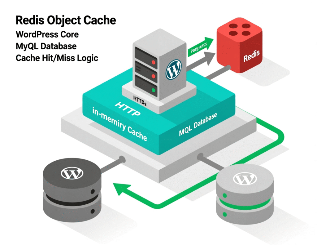 “Redis object cache architecture for High-Performance WordPress”