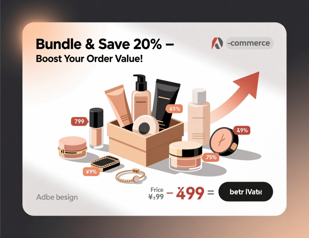 “Bundle offer card design that increases average order value.” 