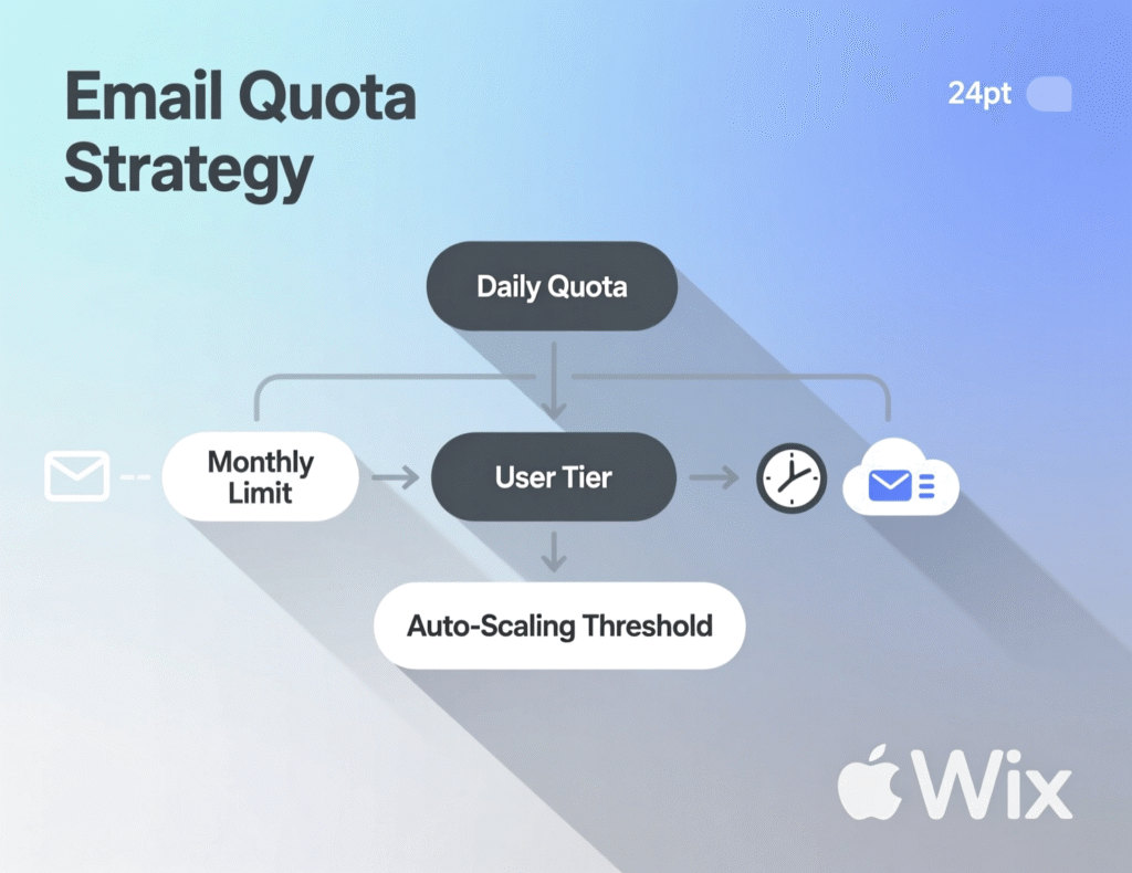 “Email marketing quotas and segmentation strategy for small teams on Wix”