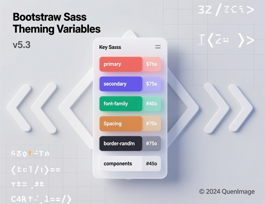 Sass variables and maps for customizing Bootstrap brand colors