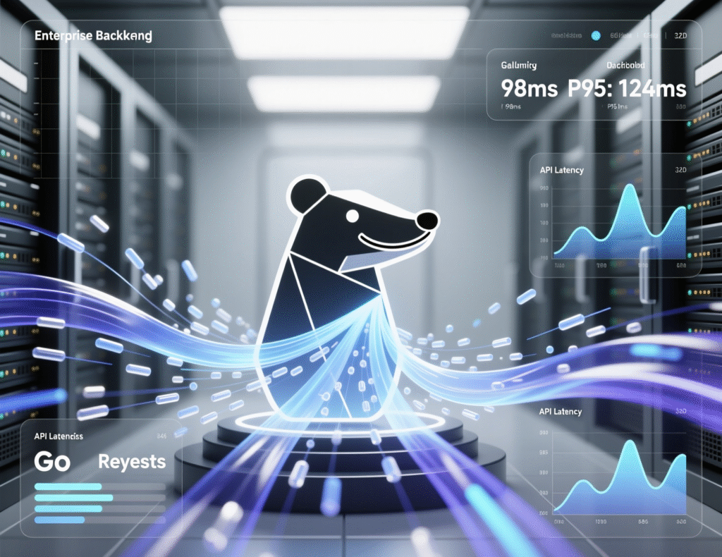 High-concurrency Golang backend handling real-time API requests