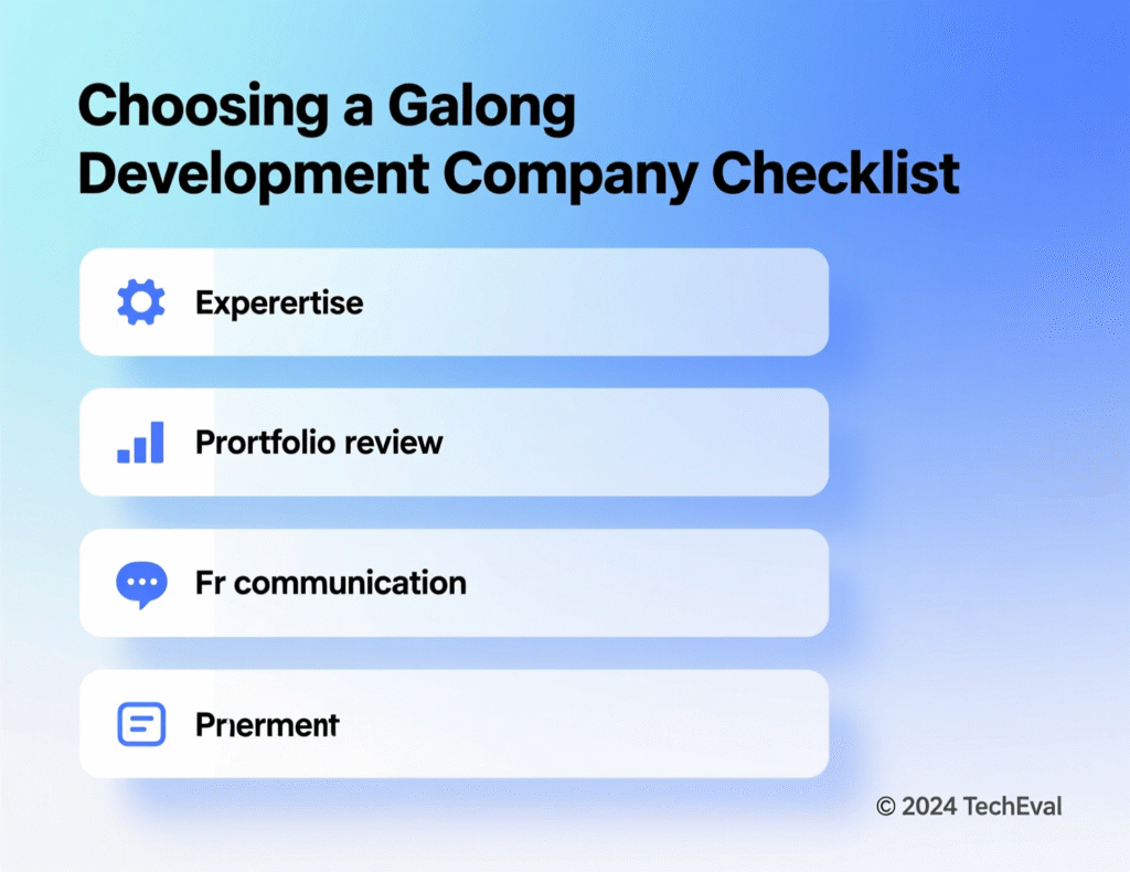 Checklist for choosing the right Golang development company