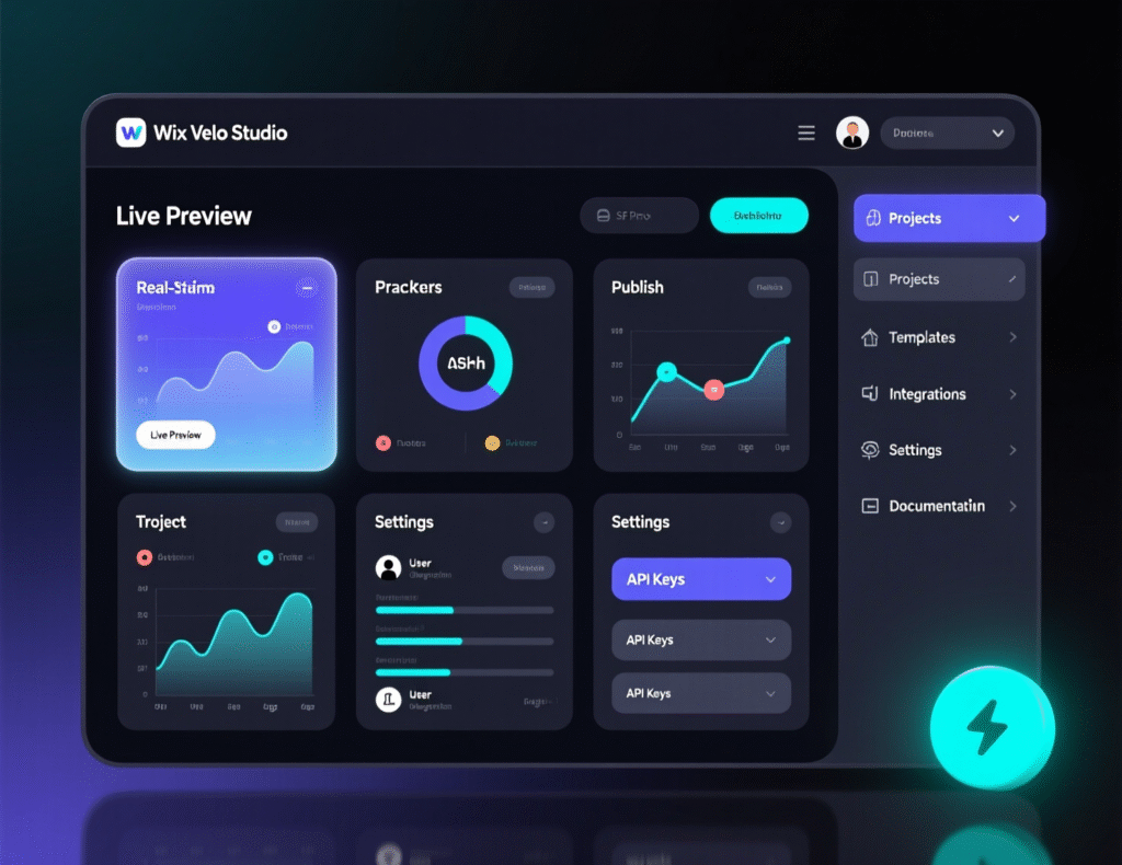 Advanced Wix Velo and Studio development for custom SaaS dashboard”
