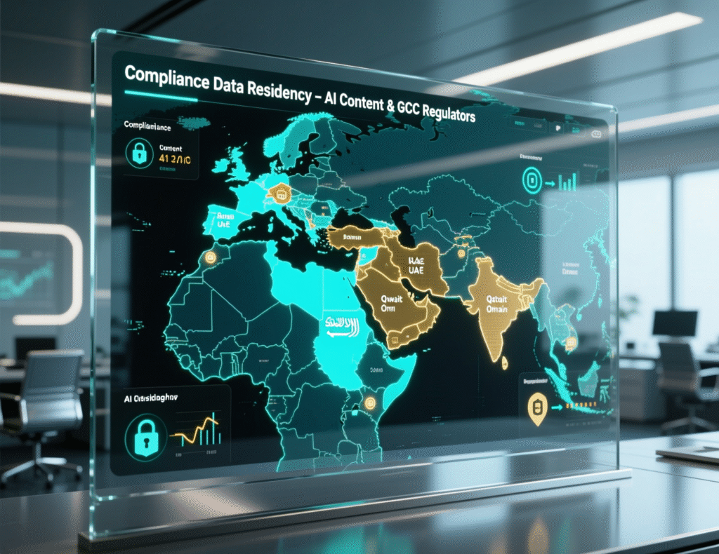Compliance and data residency map for generative AI content in the GCC
