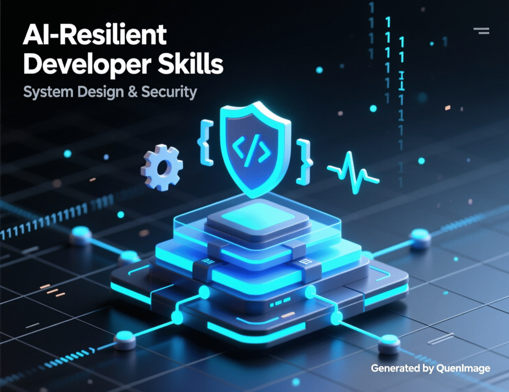 AI-resilient developer skills focusing on system design, security and data engineering.