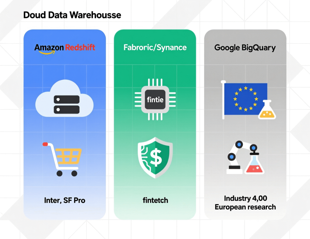 Multicloud strategy diagram across AWS, Azure and Google Cloud with EU and US compliance icons