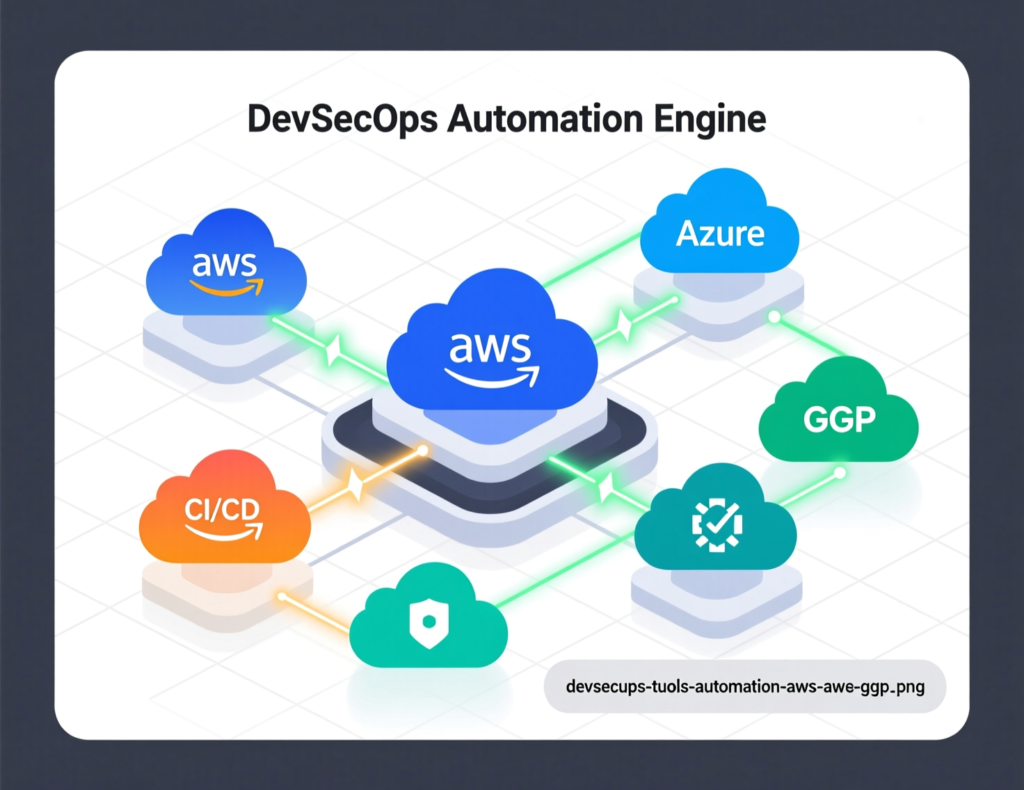 DevSecOps tools and automation across AWS, Azure and GCP
