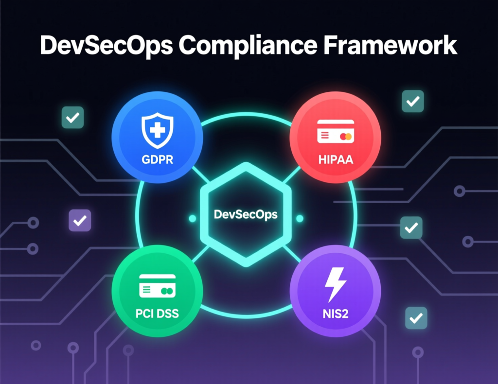 Compliance-driven DevSecOps for GDPR, HIPAA, PCI DSS and NIS2