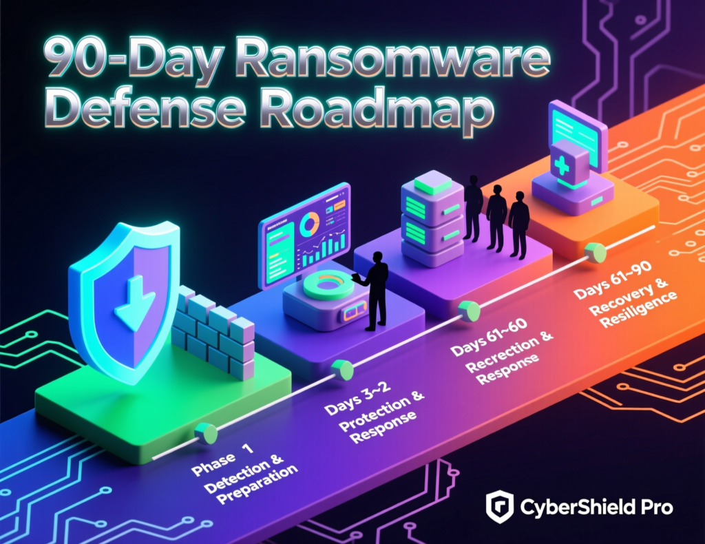 30-60-90 day roadmap for ransomware defense in 2025