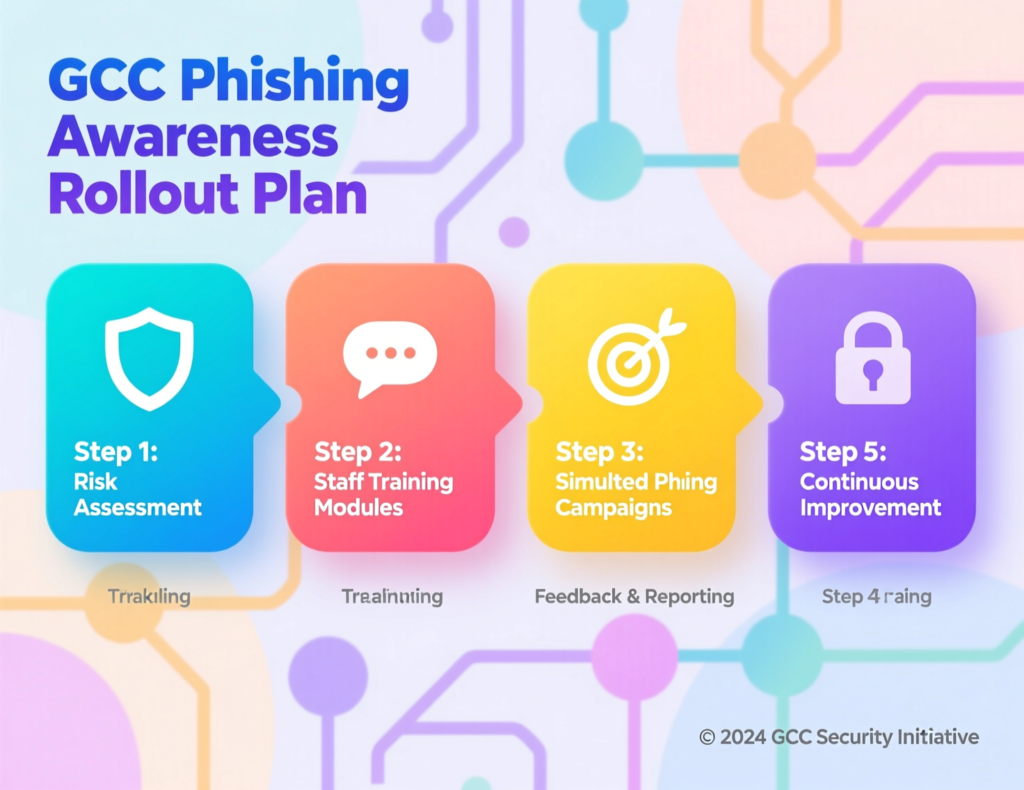 Four-step rollout plan for GCC-ready phishing awareness training program