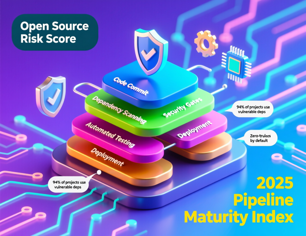 DevSecOps team hardening CI/CD pipelines and open source dependencies against supply chain attacks