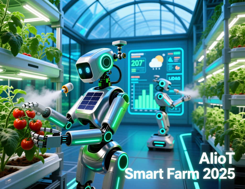 Future AIoT smart farming in GCC desert with robots and sensors