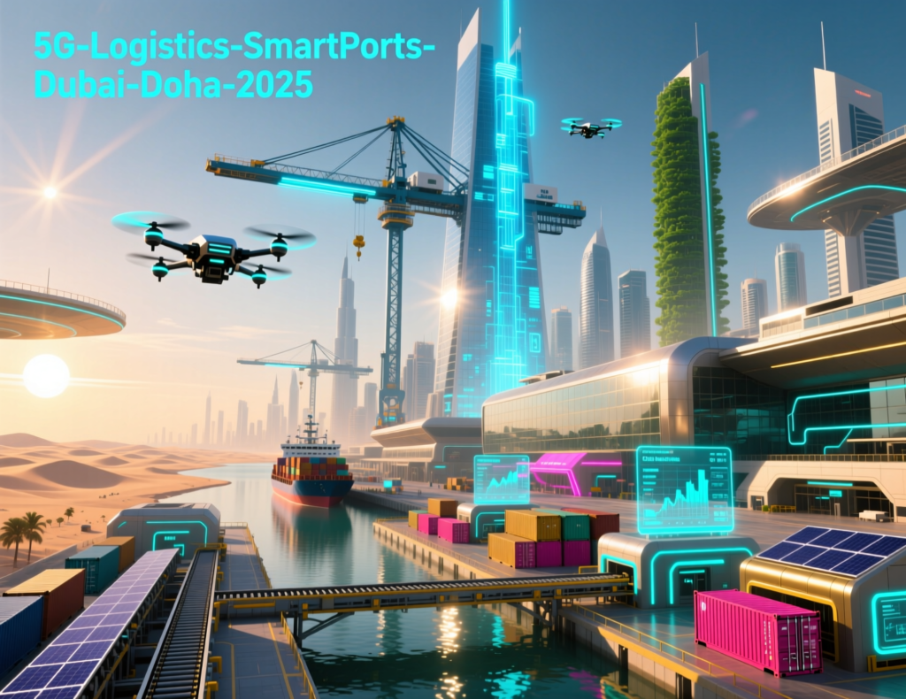 5G logistics and smart port business opportunities in Dubai and Doha