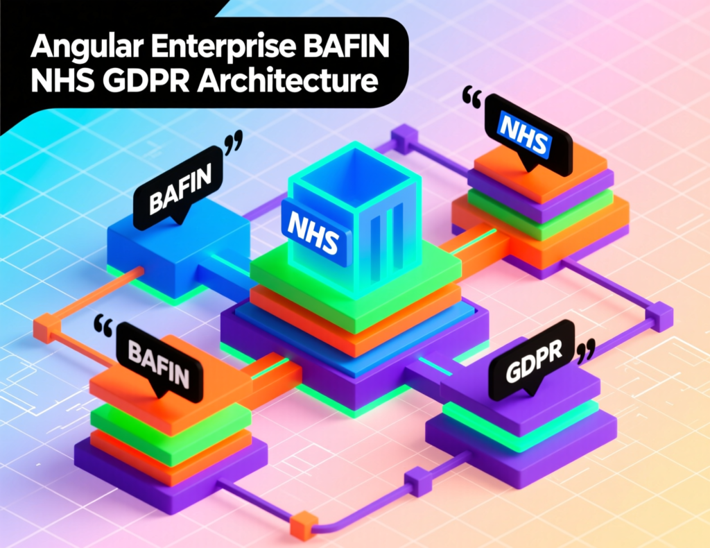Angular 2025 enterprise architecture for BaFin and NHS style regulated projects