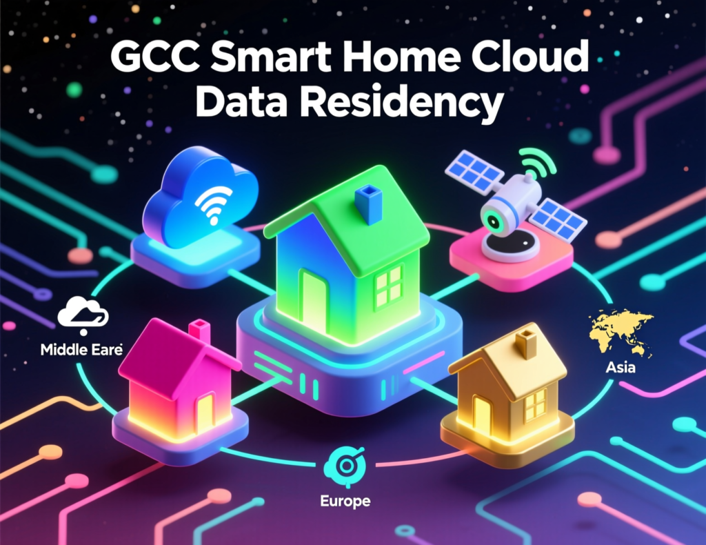 Cloud data residency for smart home Middle East devices