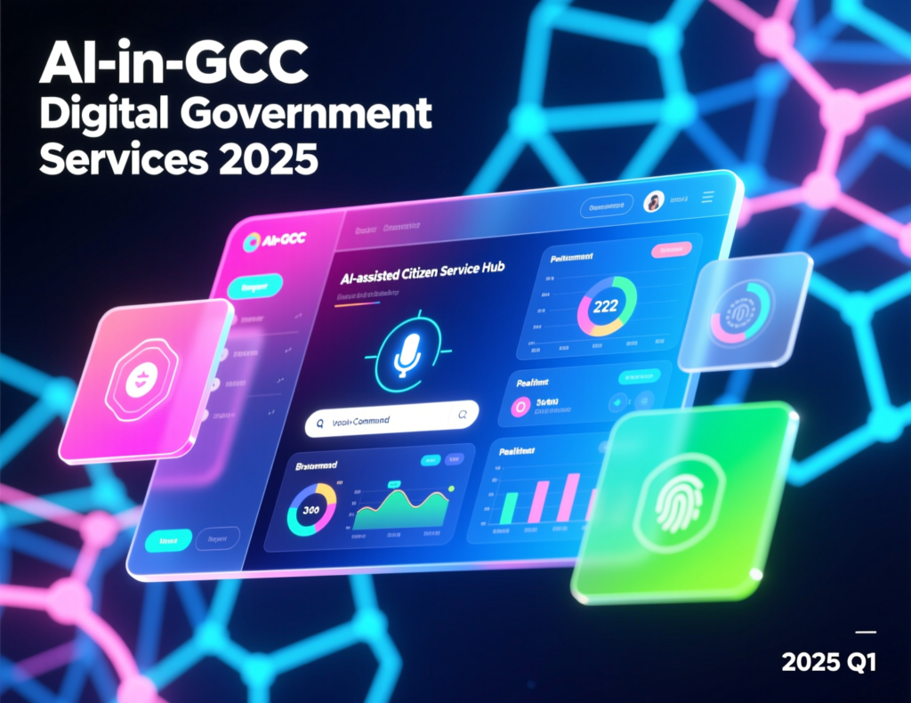AI assistant helping citizens use GCC digital government services in 2025