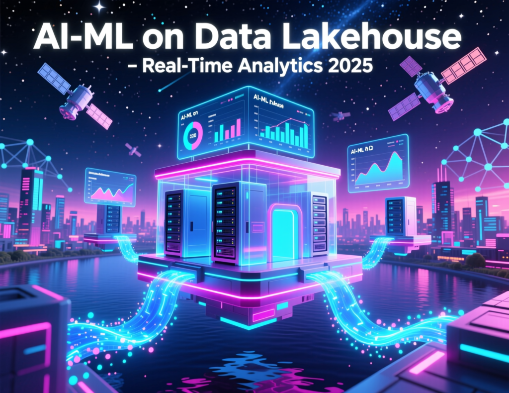 AI and machine learning workloads running on a data lakehouse in real time