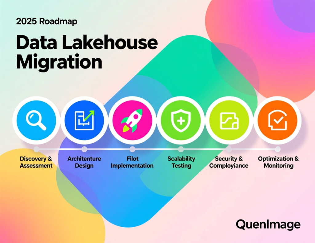 Step-by-step migration roadmap from data lake to data lakehouse
