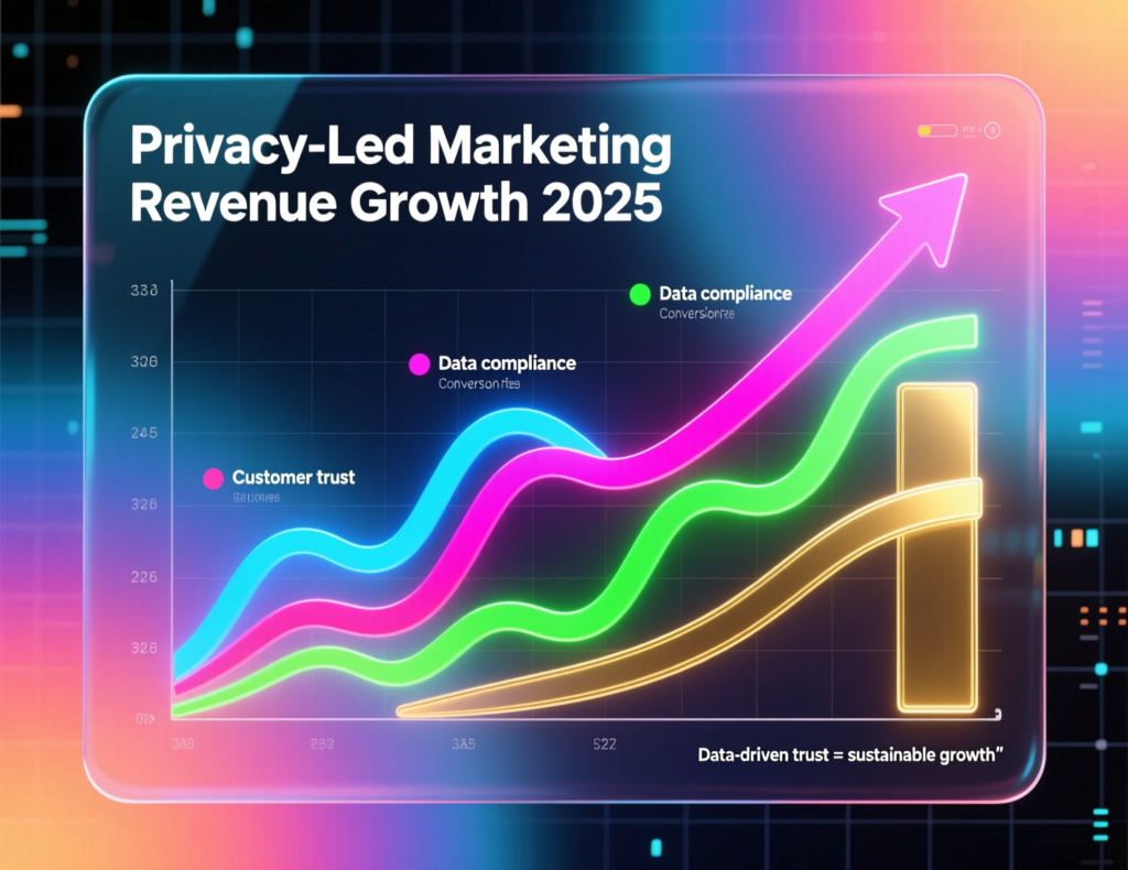Chart showing how ethical data collection and privacy-led marketing improve trust and revenue