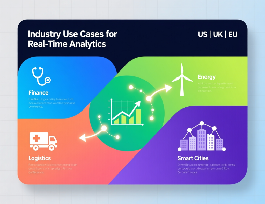 Real-time analytics and batch processing use cases across US, UK and EU industries