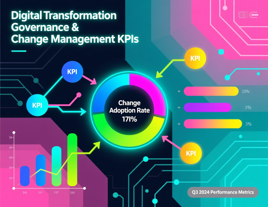 Governance and change management framework preventing digital transformation failures