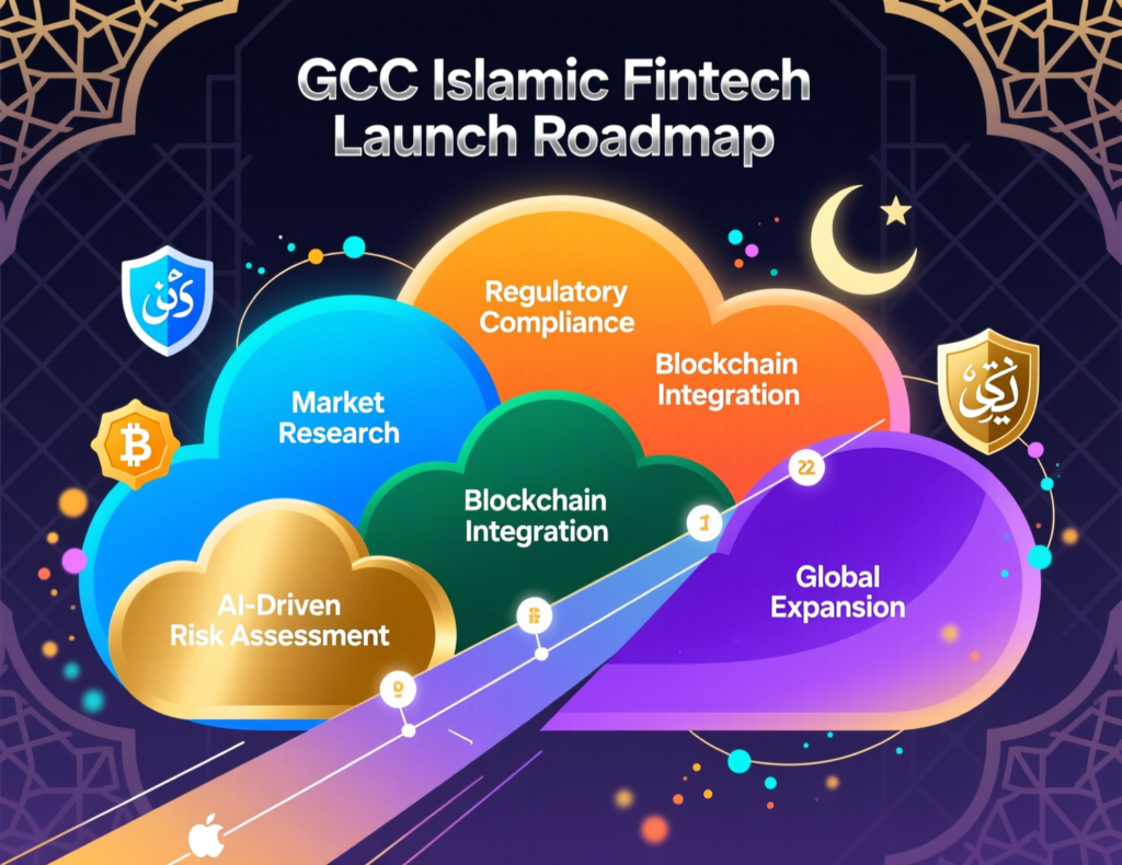 Roadmap and cloud-region strategy for launching sharia-compliant digital banking in GCC