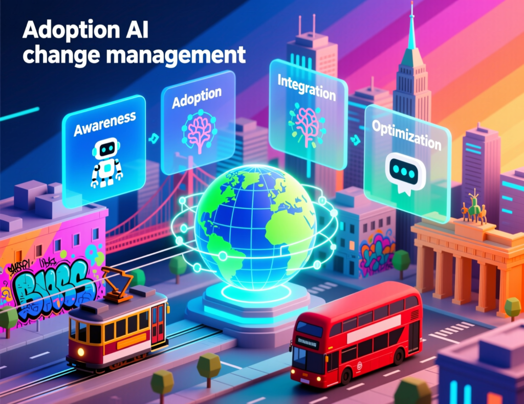 AI adoption change management for teams in San Francisco, London and Berlin