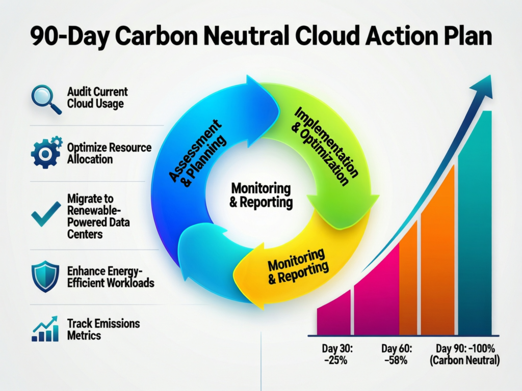 90-day action plan for carbon neutral cloud computing