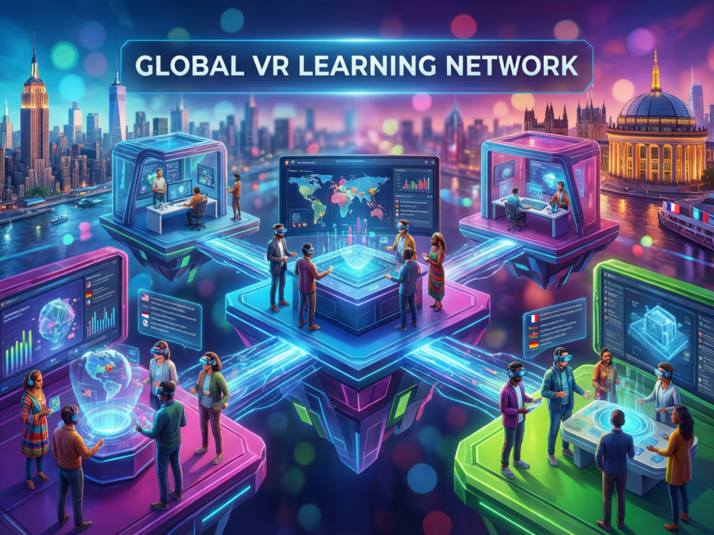 Remote teams using VR and AR for work, learning and events across US, UK and Europe