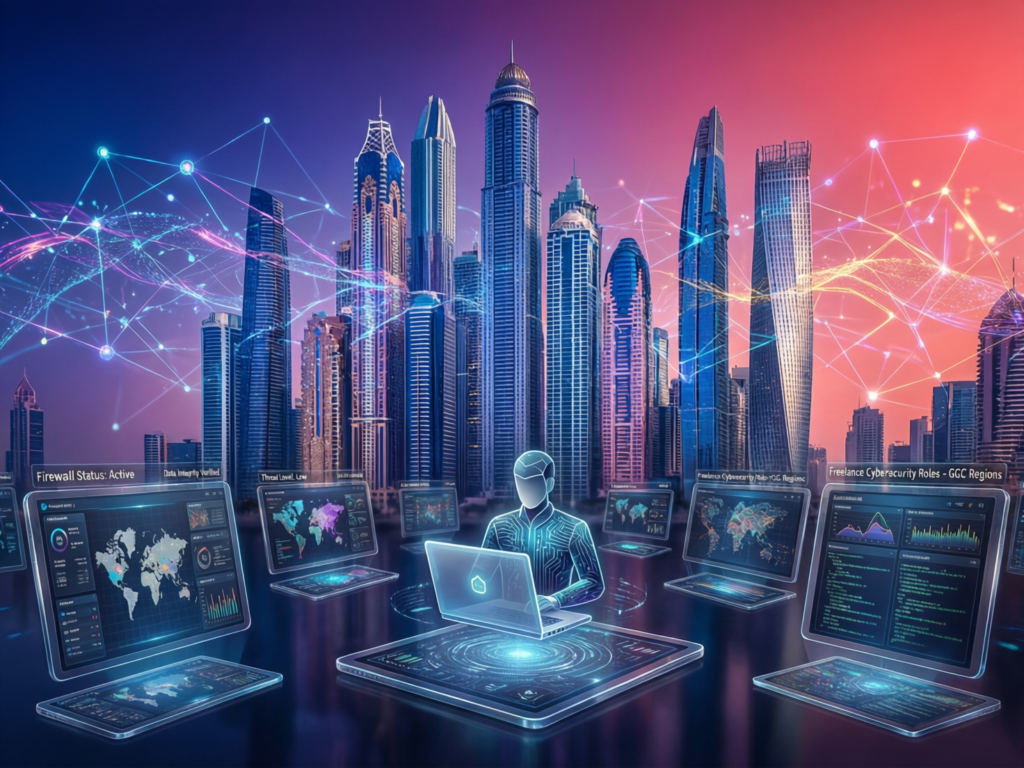 Cloud, cybersecurity and data freelance roles connected to GCC cloud regions