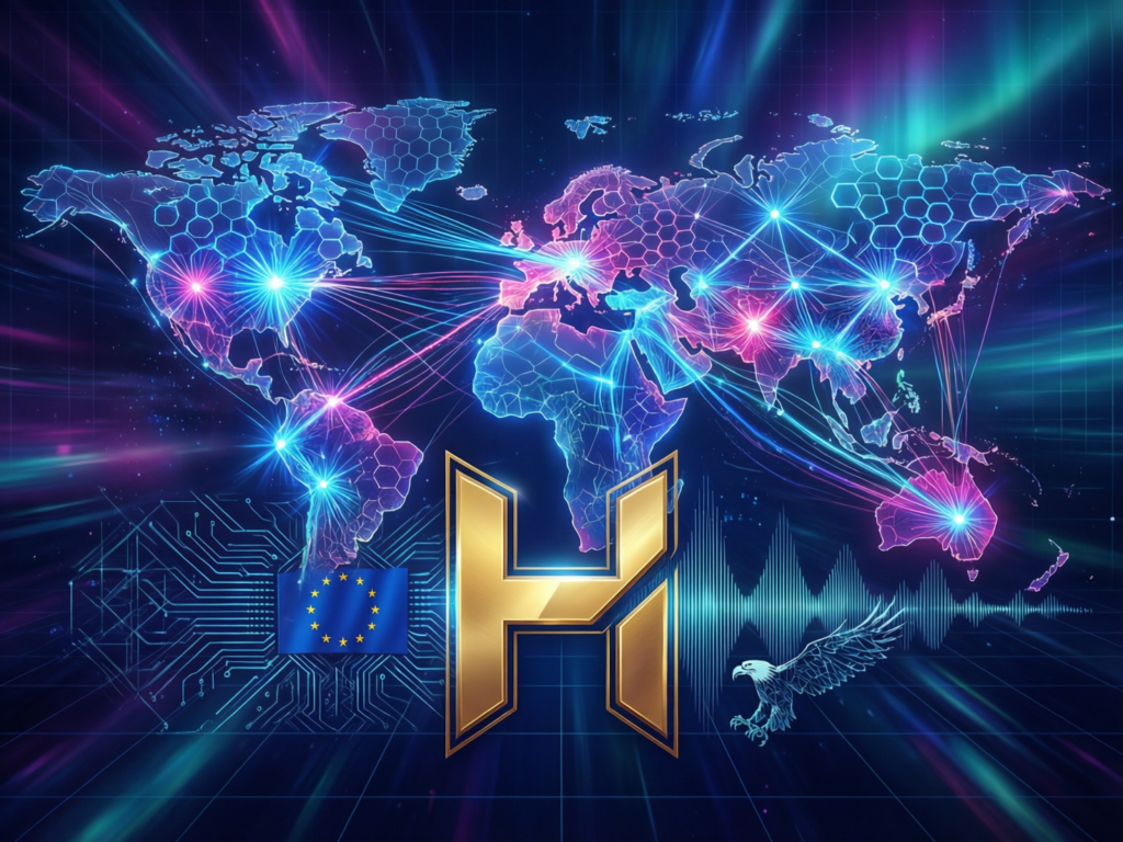 Illustration of Hexa-X and Next G Alliance shaping the future 6G ecosystem in Europe and North America