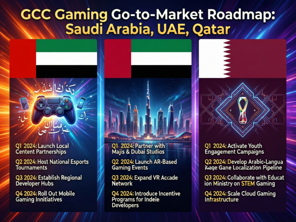 Roadmap for scaling in the Middle East gaming and esports industry across Saudi, UAE and Qatar