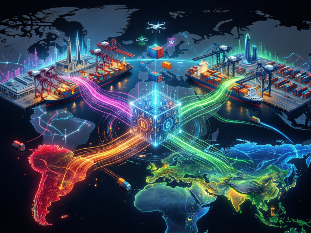 blockchain applications in MENA for Jeddah, Jebel Ali and Hamad Port supply chains