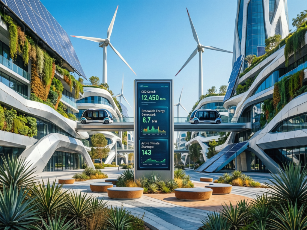 Masdar City and Hub71 climate tech startups driving green technology in the Middle East