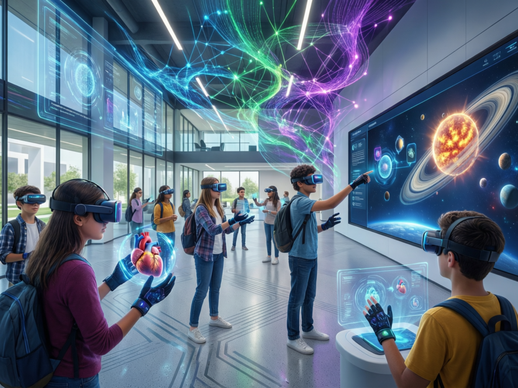 “Accessible AR/VR classroom inspired by Mada supporting students with disabilities”