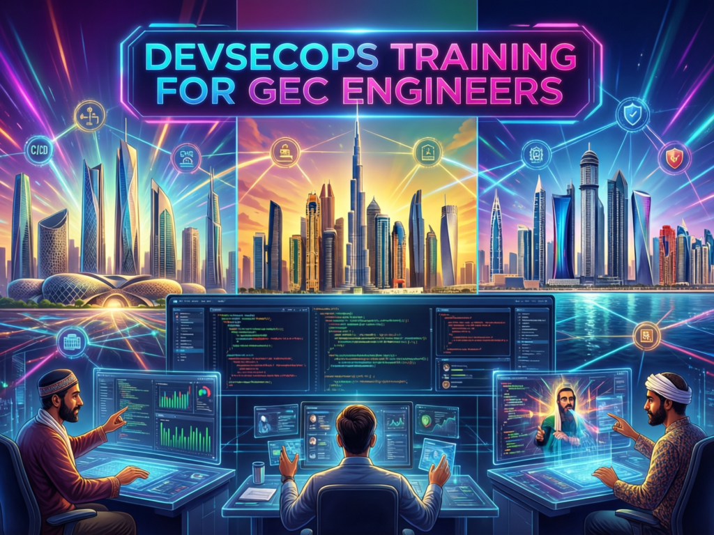Developers in Riyadh, Dubai and Doha upskilling in DevSecOps in Middle East practices