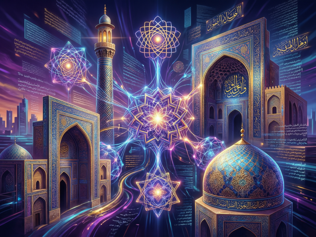 Diagram of neural machine translation (NMT) for Arabic to English AI translation