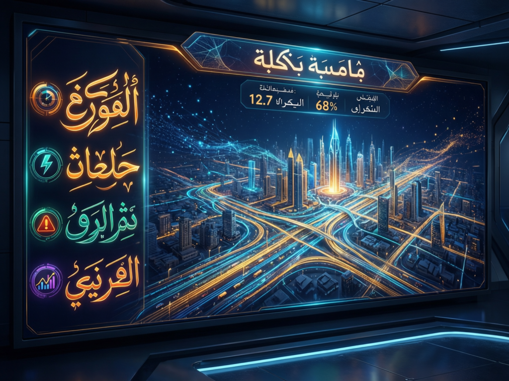 GCC control room using Arabic-first UX for city-scale digital twin technology