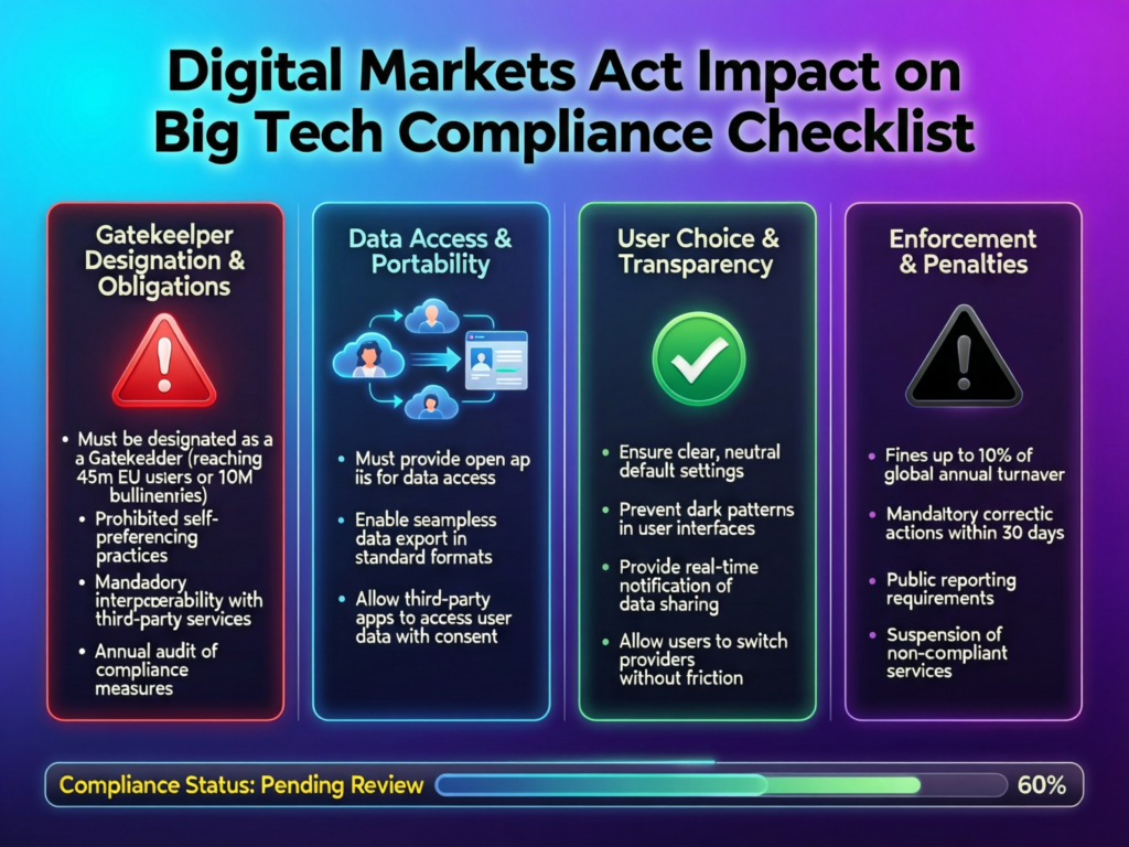 DMA compliance checklist for product, legal and engineering leaders.