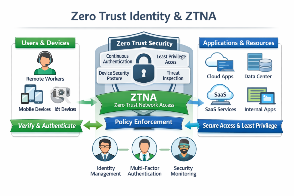 Identity is the new perimeter Zero Trust IAM and ZTNA architecture