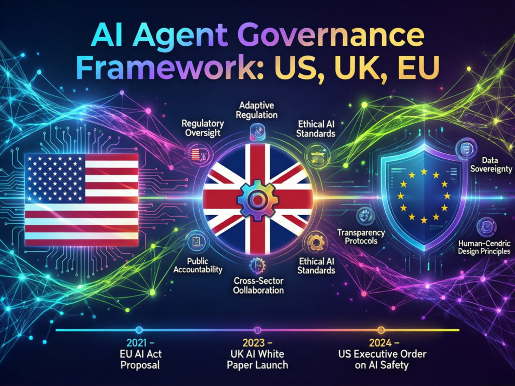 AI agent governance framework for US, UK and EU regulations