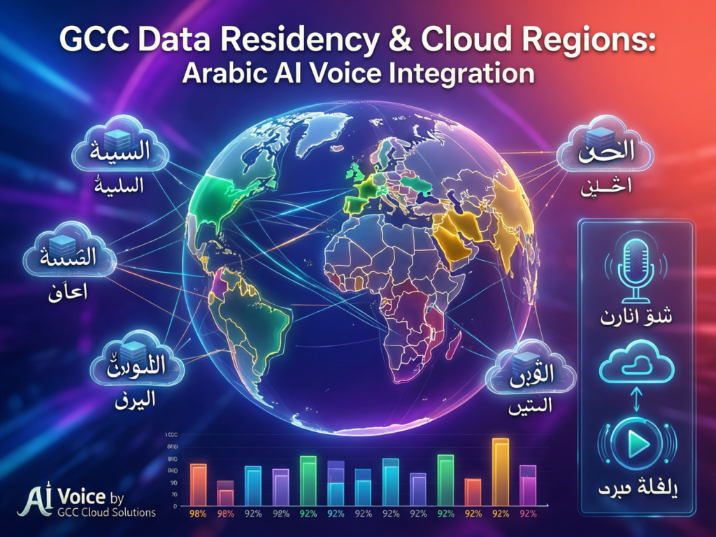 GCC cloud data residency architecture for Arabic AI voice bots for call centers