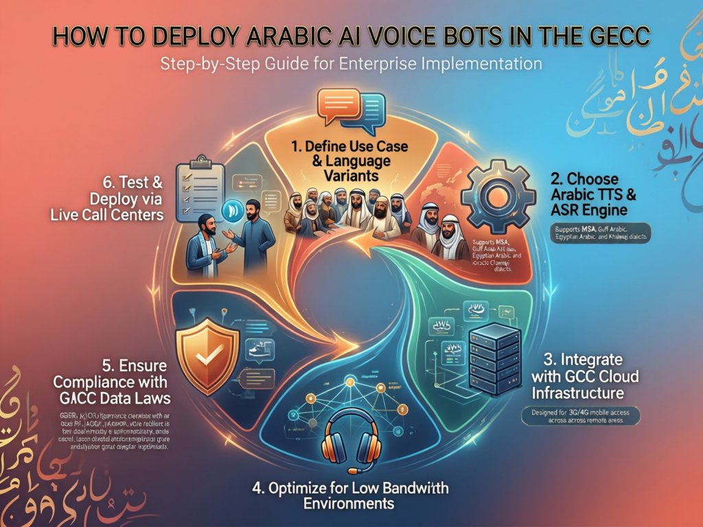 Step-by-step roadmap to deploy Arabic AI voice bots for GCC call centers