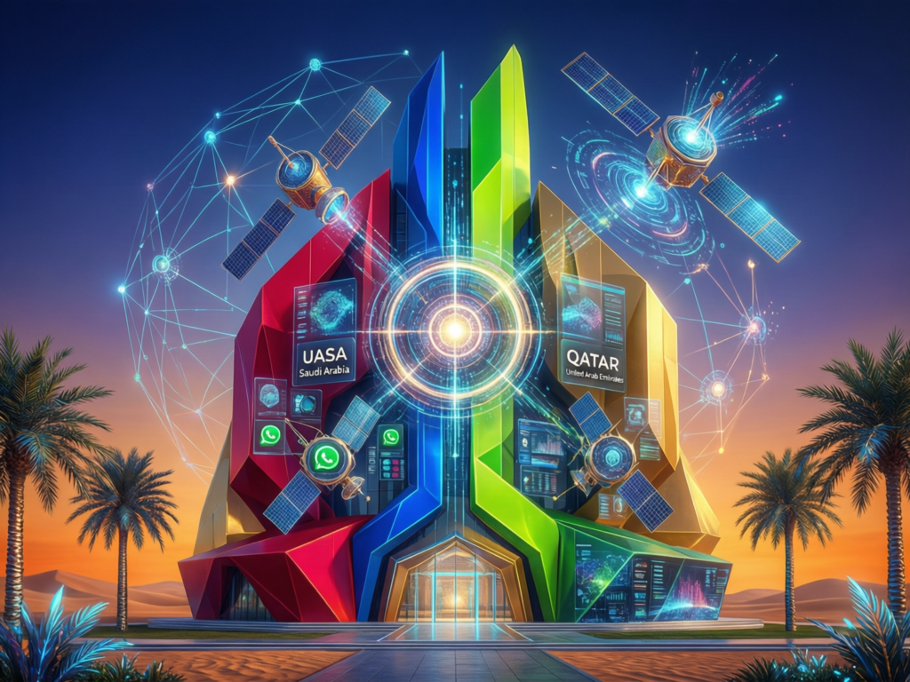 Hosting options diagram for WhatsApp AI chatbots in Saudi, UAE and Qatar clouds