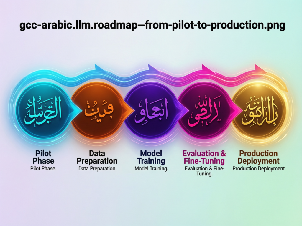 Step-by-step roadmap for Arabic LLMs from pilot to production for GCC enterprises