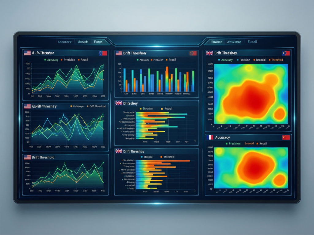 AI drift monitoring dashboard for US, UK, Germany and EU teams