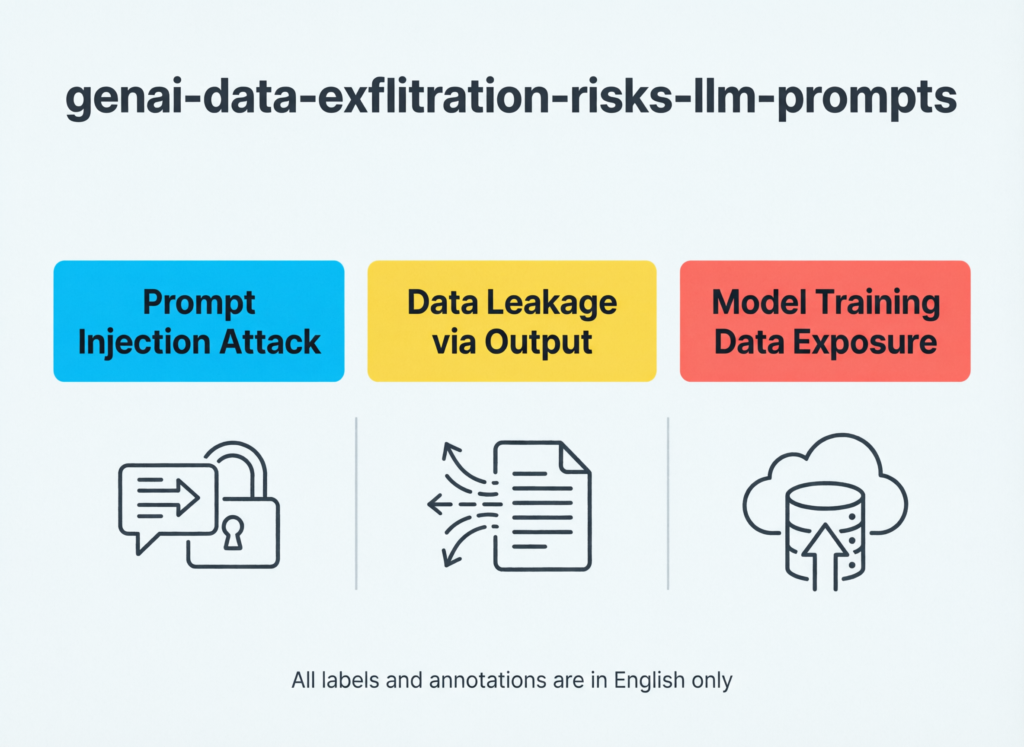 GenAI data exfiltration risks from LLM prompts and file uploads