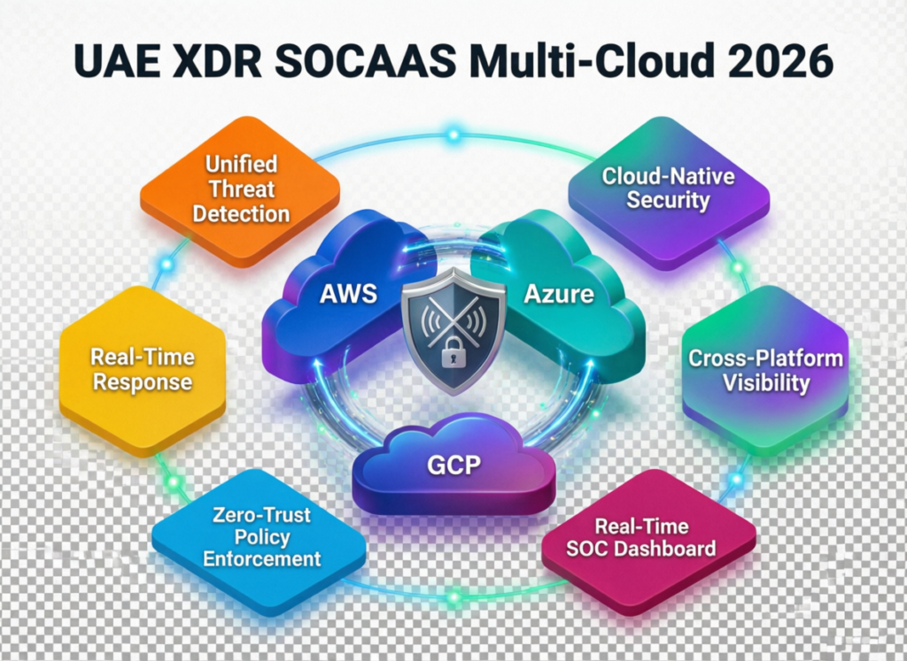 UAE XDR and SOCaaS multi-cloud security operations model